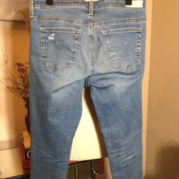 Adriano Goldschmed The Stilt Crop Distressed Jeans - Picture 6 of 9